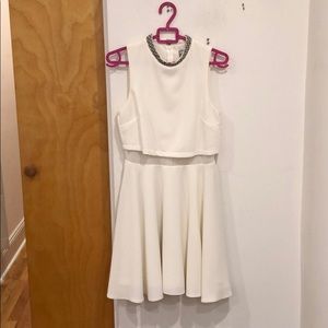 White ASOS dress
